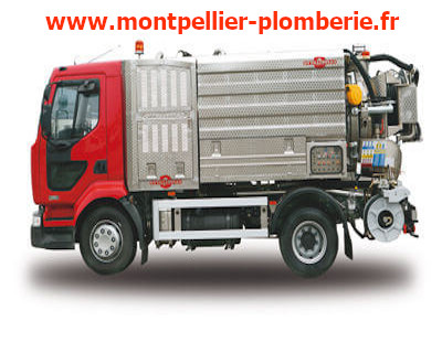 Camion hydrocureur de dégorgement Baillargues
